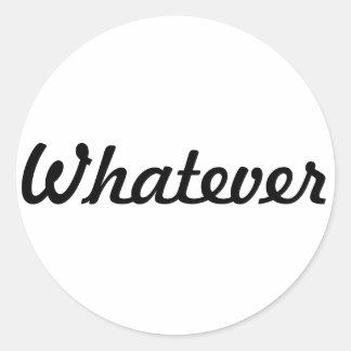 Sticker Rond Agressif passif