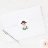 Sticker Rond Agriculteur (Enveloppe)