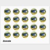 STICKER ROND AGRICULTURE (Feuille)