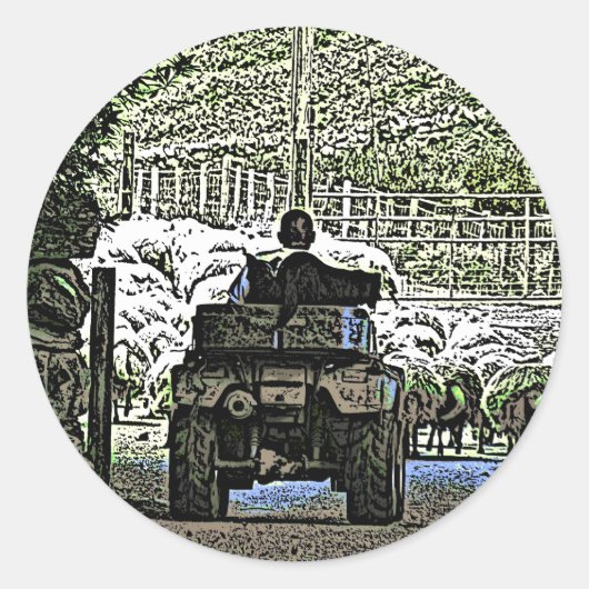 STICKER ROND AGRICULTURE (Devant)