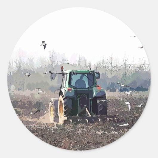 STICKER ROND AGRICULTURE (Devant)