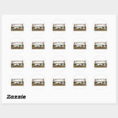 Sticker Rond Agriculture durable (Feuille)
