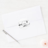 Sticker Rond Agusta 109 (Enveloppe)