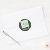 Sticker Rond Ah ! L'élément surprise (Enveloppe)