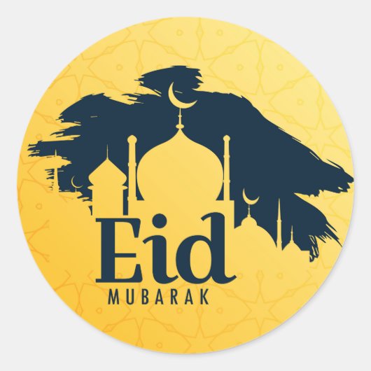 Sticker Rond Aïd Moubarak (Devant)