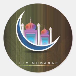 Sticker Rond Aïd moubarak