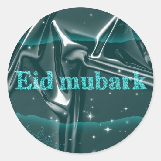 Sticker Rond Aïd moubarak (Devant)
