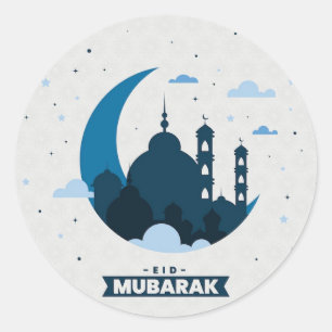 Sticker Rond Aïd Moubarak musulman