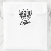 Sticker Rond Aide professionnelle Titre du poste Cadeau (Sac)