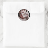 Sticker Rond aider (Sac)