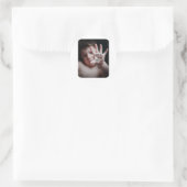 Sticker Rond aider (Sac)