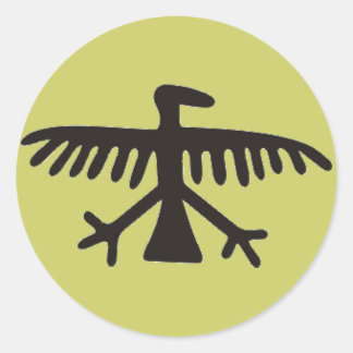 Sticker Rond Aigle