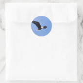 Sticker Rond Aigle (Sac)