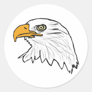 Sticker Rond Aigle
