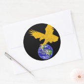 Sticker Rond Aigle (Enveloppe)