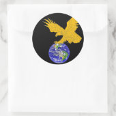 Sticker Rond Aigle (Sac)