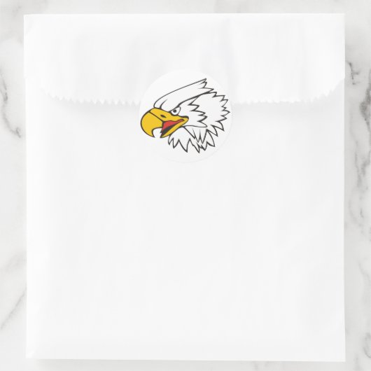 Sticker Rond Aigle (Sac)