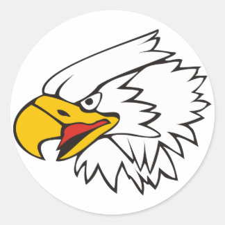 Sticker Rond Aigle