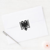 Sticker Rond Aigle albanais. (Enveloppe)