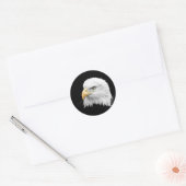 Sticker Rond Aigle de Bald (Enveloppe)