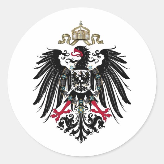 Sticker Rond Aigle de Prusse (Devant)