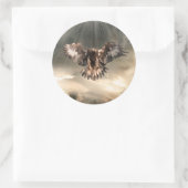 Sticker Rond Aigle d'or (Sac)