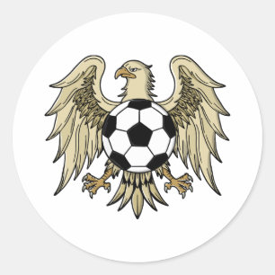 Sticker Rond Aigle du patrimoine allemand Blason