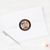 Sticker Rond Aigle polonaise (Enveloppe)