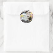 Sticker Rond Aigles blad (Sac)