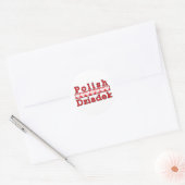 Sticker Rond Aigles polonais Dziadek (Enveloppe)