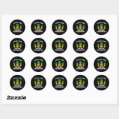 Sticker Rond Aiguille d'ananas Hawaii Aiguille d'ananas (Feuille)