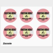 Sticker Rond Aiguille de Crestone (Feuille)