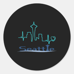 Sticker Rond Aiguille spatiale de Seattle