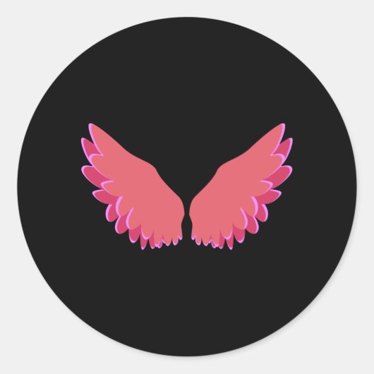Sticker Rond Ailes de l'Ange (Devant)