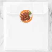 Sticker Rond Ailes de poulet (Sac)