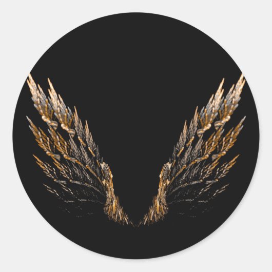 Sticker Rond Ailes ouvertes (Devant)