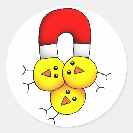 Sticker Rond Aimant (Devant)