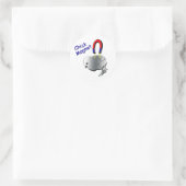 Sticker Rond Aimant (Sac)