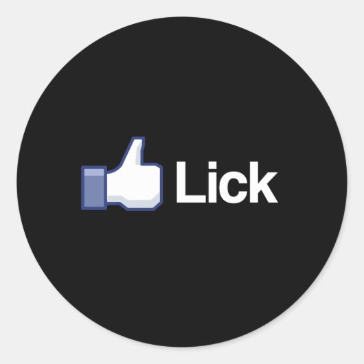 STICKER ROND AIME LÉCHER (Devant)