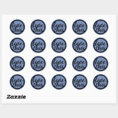 Sticker Rond Aimer ce cercle de texte (Feuille)