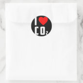 Sticker Rond Aimer Co2 Comment Osez-Vous Protection Naturelle E (Sac)