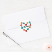 Sticker Rond Aimer Hawaii (Enveloppe)