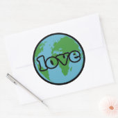 Sticker Rond Aimer la Terre (Enveloppe)