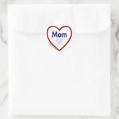 Sticker Rond Aimer ma mère (Sac)