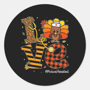 Sticker Rond Aimer Médicale Vie Chute Infirmière Turquie que