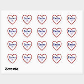 Sticker Rond Aimer Pâques (Feuille)