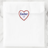 Sticker Rond Aimer Pâques (Sac)