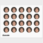 Sticker Rond Aimer plus (Feuille)