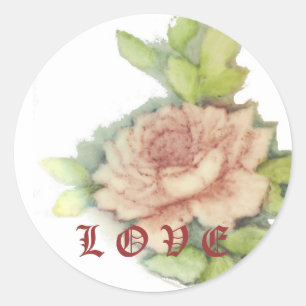 Sticker Rond Aimer Sticker-Cust.