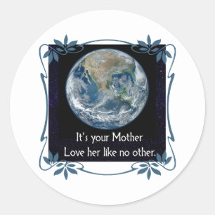 Sticker Rond Aimez votre mère